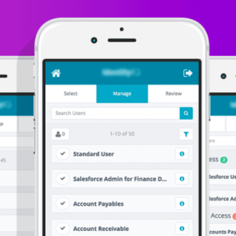 SailPoint mobile interface